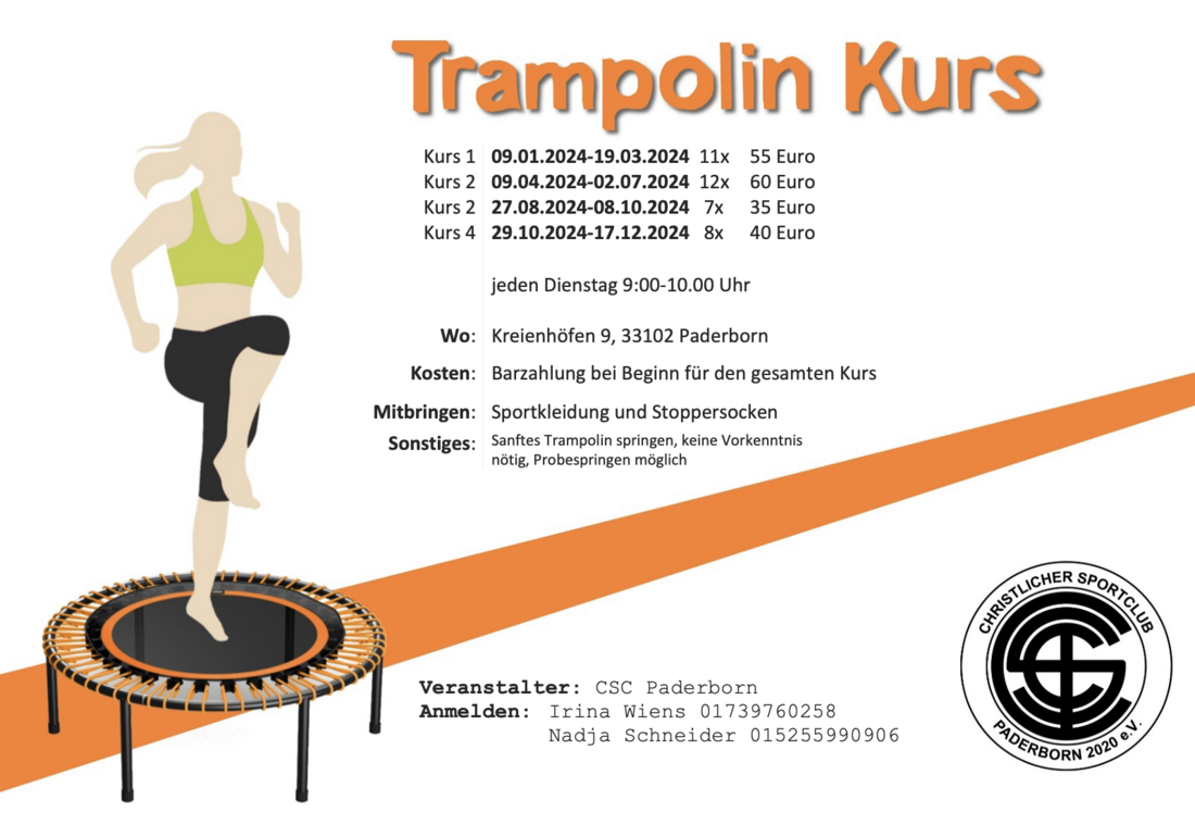 Trampolin Kurs 2024 Trampolin Kurs 2024